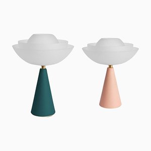 Lotus Table Lamps by Mason Editions