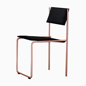 Trampolín Chair in Black and Copper by Pepe Albargues