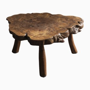 Vintage French Tree Trunk Coffee Table, 1970s