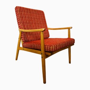 Fauteuil Vintage Rouge de Ton, 1960s