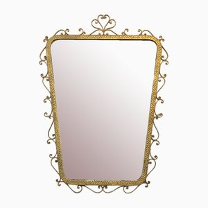 Specchio in ferro battuto di Pierluigi Colli, anni '60