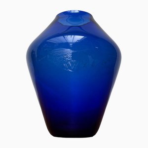 Vase Minimaliste Mid-Century en Verre, 1960s