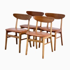 Vintage Chairs in Teak from Farstrup Møbler, 1960s, Set of 8