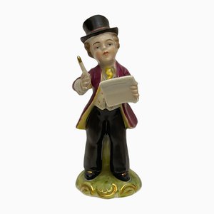 Figurine de Compositeur en Porcelaine de Meissen, 20ème Siècle