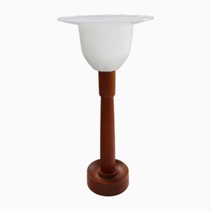 Teak Table Lamp by Uno & Östen Kristansson for Luxus, Sweden, 1970s