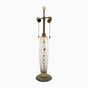 Lámpara de mesa de cristal de Murano de Barovier & Toso, Italia, años 60