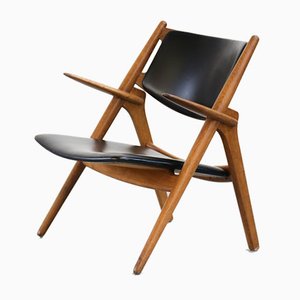 Silla Sawbuck CH28 Mid-Century de Hans Wegner para Carl Hansen