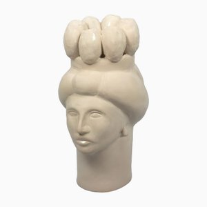 Roxelana Dindia White of the Peloritani Sculpture by Crita