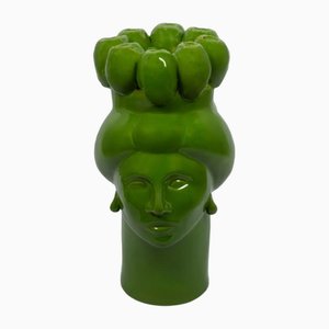 Grüne Roxelana Dindia Montalbano Skulptur von Crita