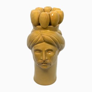 Sculpture Soliman of India Sand Falconara par Crita