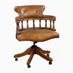 Leather Captains Office Chair