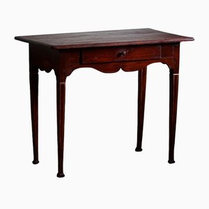 Antique Swedish Gustavian Red Stained Pine Desk, 19th Century