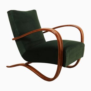 Art Deco H269 Armchair by Jindrich Halabala for Thonet, 1930s