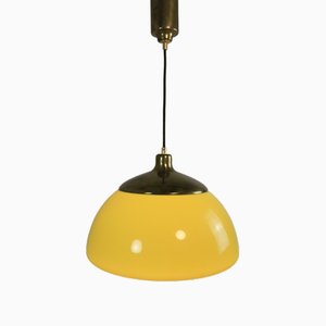 Cosack Hanging Lamp in Yellow Brass from Cosack, 1970s