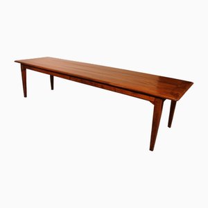 Long 19th Century Refectory Table in Cherry Wood