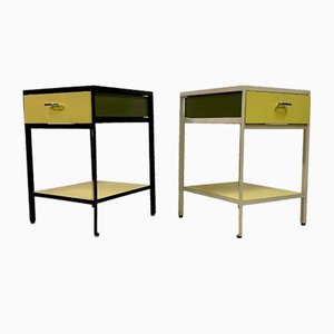 Steel Frame Nightstands by George Nelson for Herman Miller, 1950s, Set of 2