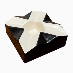 Posacenere modernista Bauhaus in ceramica Repro di Vlastislav Hofman per Modernista