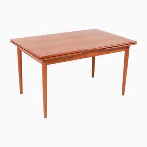 Ausziehbarer Mid-Century Teak Mo. 215 Esszimmertisch von Farstrup, 1960er