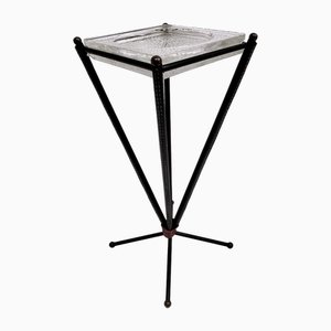 Sheathed Leather Vide Poche by Jacques Adnet, 1950s