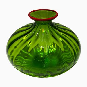 Vaso Monofiore in vetro di Murano di Venini