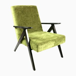 Vintage Olive Green Model B-310 Armchair, 1970s