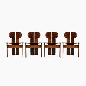 Africa Dining Chairs by Afra & Tobia Scarpa for Maxalto, 1975, Set of 4