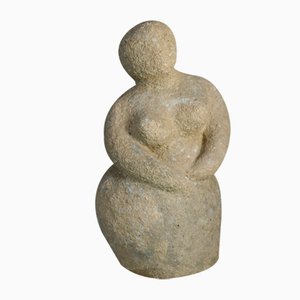 Escultura de piedra imitación, 1960, resina