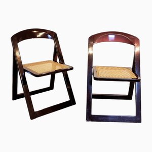 Lackierte Italienische Stühle, 1960er, 2er Set
