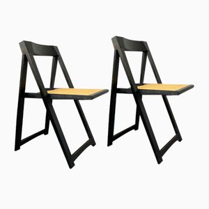 Trieste Folding Chairs by Aldo Jacober and Pierangela Dallo for Alberto Bazzani, Set of 2