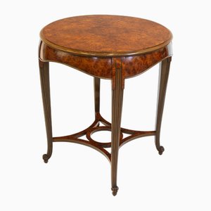 Art Deco French Amboyna Occasional Side Table 1930.