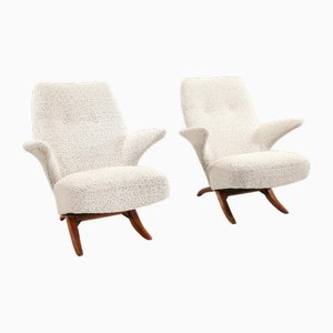 Penguin Lounge Chairs by Theo Ruth for Artifort, 1950s, Set of 2