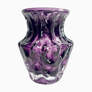 Violette Vase von Ingrid Glas, 1970er
