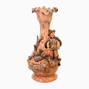 Terracotta Vase with Pastoral Scene. 1814