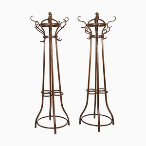 19th Century Victorian Bentwood Hall Umbrella Coat Stands, 1980s, Set of 2