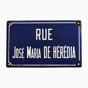 French Enamel Road Sign, 1940s