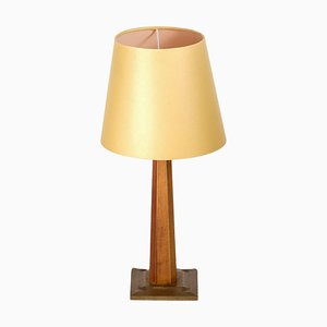 Swedish Brass Table Lamp, 1950s