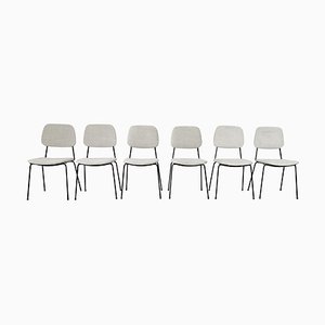 Mid-Century Modern Chairs, Italy, 1960s, Set of 6