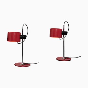 Mini Coupe Table Lamps by Joe Colombo for Oluce, Set of 2