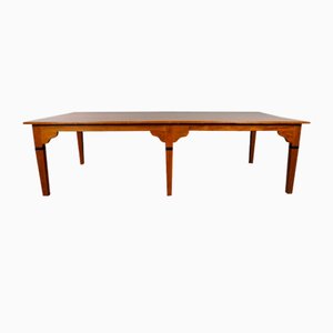 Large Amsterdam School Dining Table, Early 20th Century