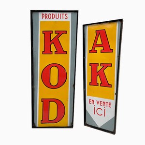 Assiette Kodak Vintage Émaillée