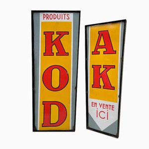 Vintage Kodak Enameled Plate