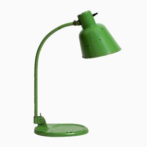 Lampada da tavolo Matador industriale verde di Christian Dell per Bünte & Remmler, anni '30