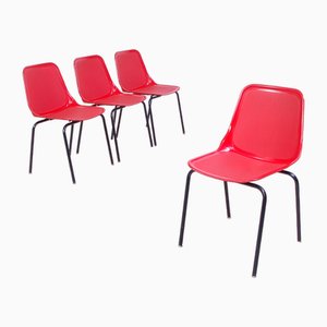 Chaises de Salle à Manger de MIM, 1960s, Set de 4