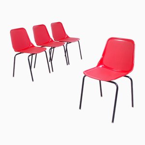 Dining Chairs from MIM, 1960s, Set of 4