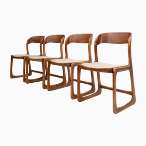 Baumann Traineau Cannée Chairs by Joamin Baumann for Baumann, 1960s, Set of 4
