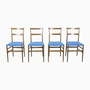Superleggera Stühle von Gio Ponti für Cassina, 4 . Set