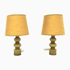 Glass Table Lamps, Sweden, 1970s