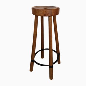 Brutalistic Bar Stools, 1970s, Set of 3