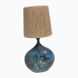 Ceramic Lamp from Delespinasse, 1950s