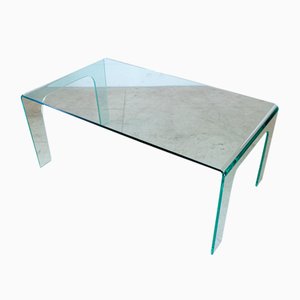 Italienischer Mid-Century Schreibtisch aus Glas